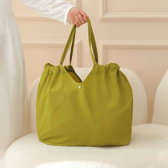 Bxaolu Reusable Grocery Bags, Large Shopping Bags, Colorful Heavy Duty Tote Bag with Handle, Washable Foldable Beach Bag