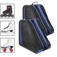 thumbnail image 1 of Bxaolu Roller Skate Bag, Breathable Ice Skate Bags with Adjustable Shoulder Strap, Oxford Cloth Skating Shoes Storage Bag for Women Men, Roller Skate Accessories, 2PCS-Blue, 1 of 9