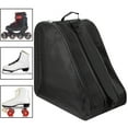 thumbnail image 1 of Bxaolu Roller Skate Bag, Breathable Ice Skate Bags with Adjustable Shoulder Strap, Oxford Cloth Skating Shoes Storage Bag for Women Men, Roller Skate Accessories, Black, 1 of 8