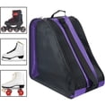 thumbnail image 1 of Bxaolu Roller Skate Bag, Breathable Ice Skate Bags with Adjustable Shoulder Strap, Oxford Cloth Skating Shoes Storage Bag for Women Men, Roller Skate Accessories, Purple, 1 of 9