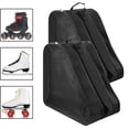 thumbnail image 1 of Bxaolu Roller Skate Bag, Breathable Ice Skate Bags with Adjustable Shoulder Strap, Oxford Cloth Skating Shoes Storage Bag for Women Men, Roller Skate Accessories, 2PCS-Black, 1 of 8