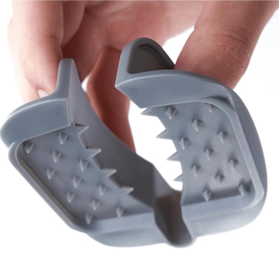 Bxaolu Safety Hand Guard for Mandoline Slicers – Ergonomic, Non-Slip Grip, Durable for Smooth and Safe Slicing of Fruits & Vegetables (Gray, 1Pack)