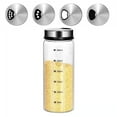 thumbnail image 1 of Bxaolu Salt Pepper Shakers with Adjustable Outlet Holes Clear Glass Shaker Bottles Spice Seasoning Cans for Kitchen Decor and Home Restaurant BBQ Camping Farmhouse Kitchen Accessories (300ml), 1 of 8