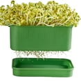 thumbnail image 1 of Bxaolu Seed Growing Tray, BPA Free PP Soil-Free Sprouting Tray Stackable Space-Saving Planting Pot for Growing Bean Sprouts, Broccoli, Alfalfa & Microgreens Sprouts Kit, 1 of 9