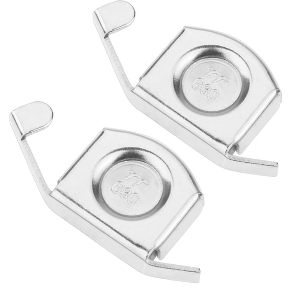 Bxaolu Sewing Machine Guide Magnets, Large Size Seam Guide with Anti-Slip Grip for Singer Brother 2 PCS, Silver