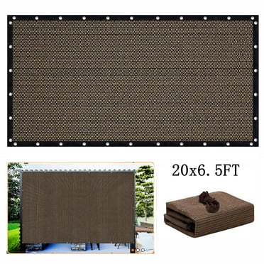 Bxaolu Shade Cloth -90% Sunblock Net for Garden Patio, Canopy Sunshade Cover, Shade Sails for Plants Greenhouse Outdoor Pergola Lawn Kennel Chicken Coop, Sun Protection Net Cover Cloth(20x6.5FT)