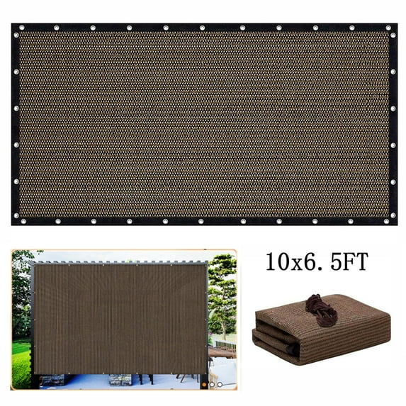 Bxaolu Shade Cloth -90% Sunblock Net for Garden Patio, Canopy Sunshade Cover, Shade Sails for Plants Greenhouse Outdoor Pergola Lawn Kennel Chicken Coop, Sun Protection Net Cover Cloth(10x6.5FT)