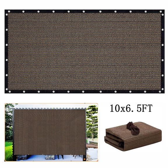 Bxaolu Shade Cloth -90% Sunblock Net for Garden Patio, Canopy Sunshade Cover, Shade Sails for Plants Greenhouse Outdoor Pergola Lawn Kennel Chicken Coop, Sun Protection Net Cover Cloth(10x6.5FT)