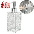 thumbnail image 1 of Bxaolu Soap Dispenser, Antirust Hand Soap Dispenser for Bathroom & Kitchen Countertop, Refillable 400ml Water Ripple Modern Soap Dispenser, 1 of 9