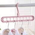 thumbnail image 1 of Bxaolu Space Saving Hangers 9-Hole Heavy Duty for Closet Organizers and Storage, 360° Swivel Hook, Cascading Design for Wardrobe, Apartment, RV Storage, Home Essentials, 1 of 7