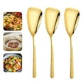 thumbnail image 1 of Bxaolu Stainless Steel Solid Serving Spoon, Non-Stick And Heat Resistant, 10.55 Inch Serving Spoon Dishwasher Safe, Easy to Clean, Gold, 1 of 8