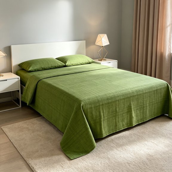 Bxaolu Standard Flat Sheet Only, 1 Pack Top Bed Sheets, Soft Breathable Brushed Microfiber Fabric Hotel Home Essentials for Hosts, 59x90.55 Inch