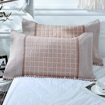 Bxaolu Thick Pillowcases Standard Size Set of 2 - Breathable Pillow Covers for Bedroom, Soft Pillow Cases 2 Pack, 20 x 28 Inches, Brown