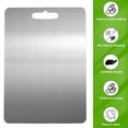 Bxaolu Titanium Cutting Board, 2024 Upgrade Stainless Steel Cutting