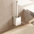thumbnail image 1 of Bxaolu Toilet Brush, Toilet Brush and Holder Set, Bristles Toilet Bowl Brush Head with Stainless Steel&nbsp;Holder, Wall Mounted Toilet Brush Set for Bathroom Cleaning (1, Beige), 1 of 8