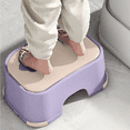 thumbnail image 1 of Bxaolu Toilet Stool for Adults and Ki/ds - 4.72 Inch Squatting Stool for Better Posture - Anti-Slip Step Stool for Bathroom, Potty Training, Kitchen & Sink(Multicolor, 1Pack), 1 of 7
