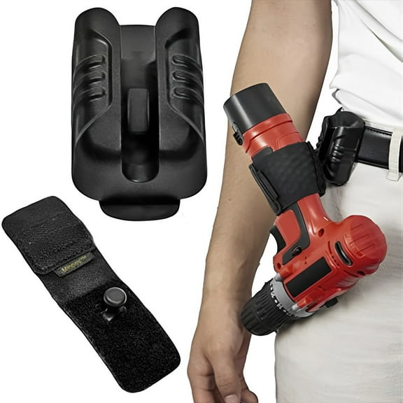 Bxaolu Tool Holster - Improve The Way You Carry Your Power Drill, Driver, Multitool, Multi-Tool and More on Your Belt - Compatible With All Major Tools, Black
