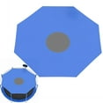 thumbnail image 1 of Bxaolu Trampoline Shade Cover, Trampoline Cover for 8/10/12/14FT Outdoor Round Trampoline Sun Protection, Easy to Install,for Backyard Playground(Blue,12FT 8 Poles), 1 of 9