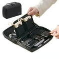 thumbnail image 1 of Bxaolu Travel Cable Organizer Pouch Electronic Accessories Carry Case Portable Waterproof All-in-One Storage Bag for Cord, Charger, Phone, Earphone, Black, 1 of 8
