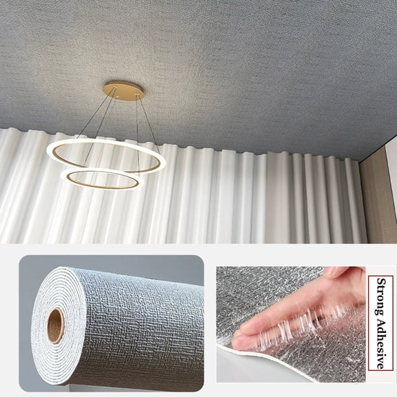 Bxaolu Wallpaper Self Adhesive Peel and Stick Wall Pattern for Living Room TV Ceiling&nbsp;Wall Store Backdrops Thick Wallpaper EVA DIY Decorative Roll(197"x19.6")