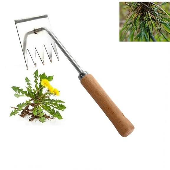 Bxaolu Weed Puller Tool, Durable Garden Weed Pulling Tool, Portable Garden Weeder Tool for Vegetable Gardening Backyard Farm Planting Weeding
