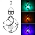 thumbnail image 1 of Bxaolu Wind Chimes - Solar Pendant Light Wind Spinners Solar Wind Chime with 7 Colors Changing Solar Lights Wind Bling Crystal Ball Light LED Light Decoration, 1 of 9