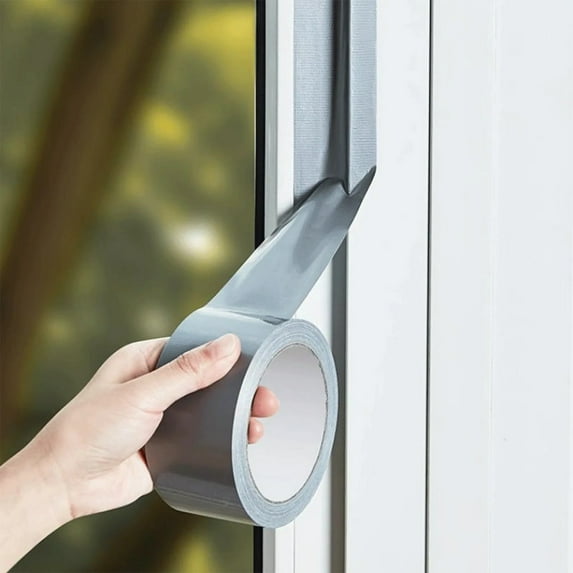 Bxaolu Window Sealing Tape, Gray Window Insulation Sealing Tape, Blocker for Cold Heat Air, Weather Stripping Draft Stopper Adhesive Tape, 2" x 118", 1Pack