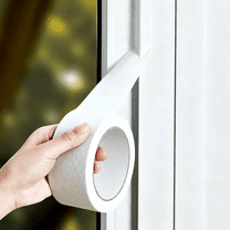 Bxaolu Window Sealing Tape, White Window Insulation Sealing Tape, Blocker for Cold Heat Air, Weather Stripping Draft Stopper Adhesive Tape, 2" x 118", 1Pack