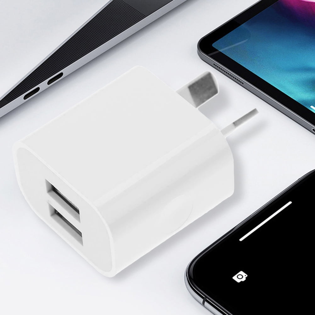 Bxingsfty Fast Charger Block 5V 2A AU Plug Charging Block Cube 2Port