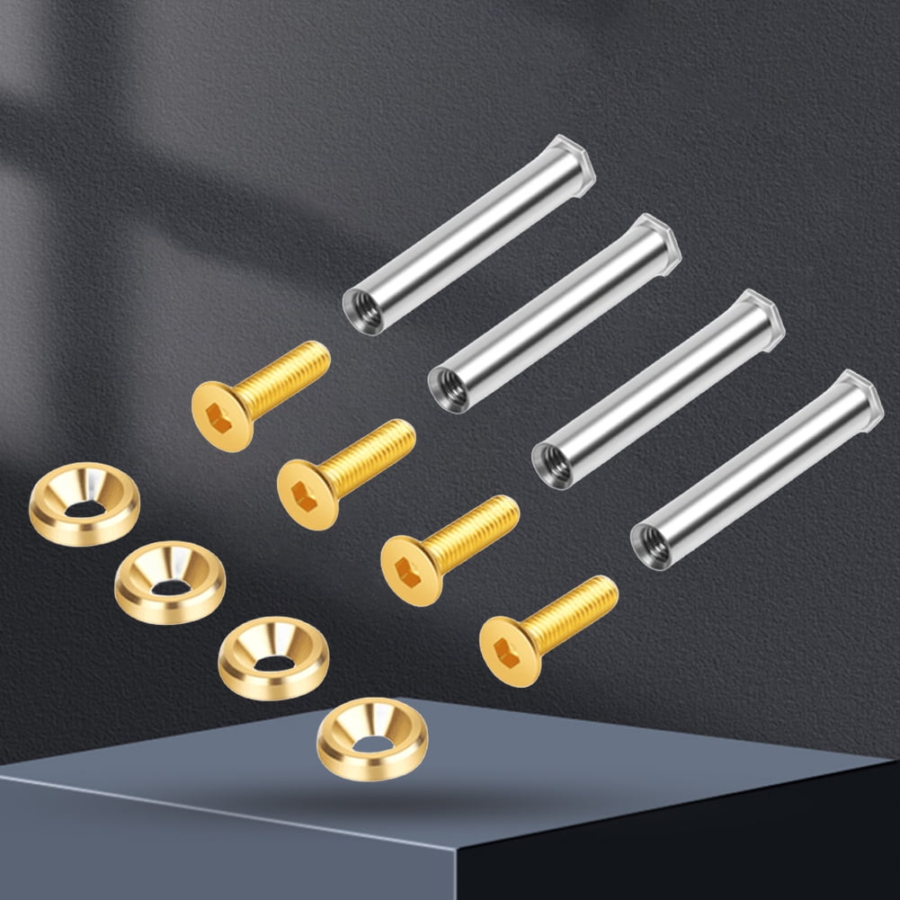 Bxingsftys 4pcs Cooling Fan Nut Screws Quieter Operation PC Case Fan