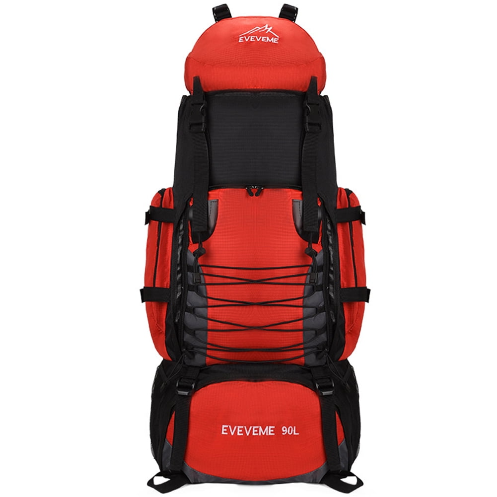 Bxingsftys 90L Army Hiking Bag Flap Design Hunting Backpack Top Hook Camping Essentials Bag