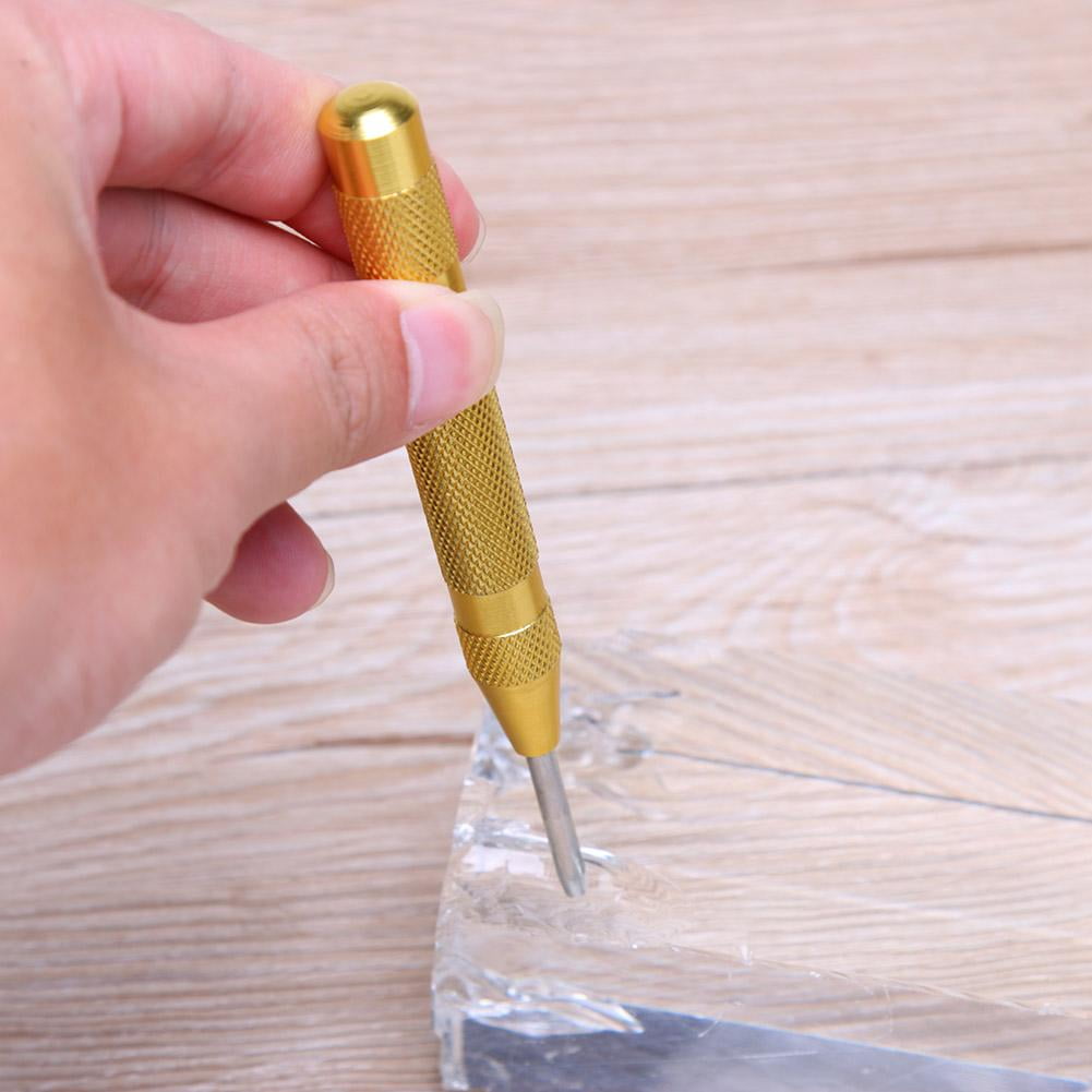 Bxingsftys Automatic Centre Punch Steel Spring Loaded Marking Holes