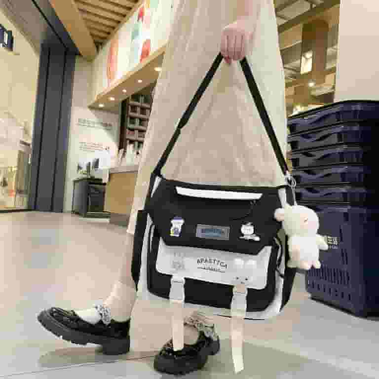Black Side Bags For School Bxingsftys Cute Messenger Bag For Women