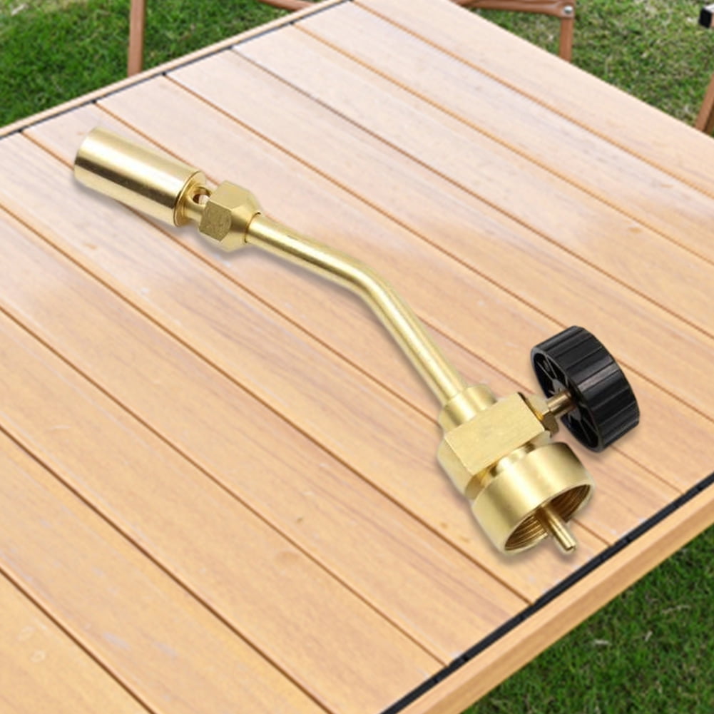 Bxingsftys Full Copper Propane Torch Head Pencil Flame MAPP Flame Gun