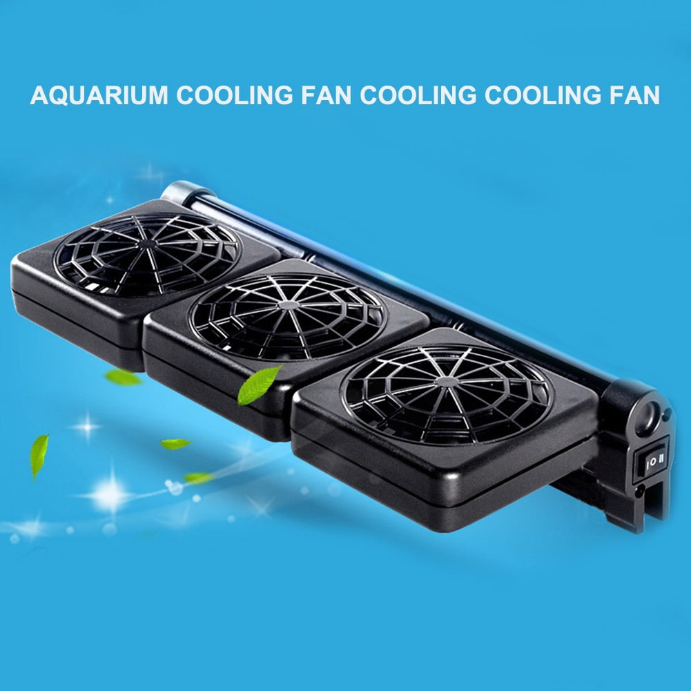 Bxingsftys Mini Aquarium Cooling Fan Fish Tank Low Noise Chiller Marine