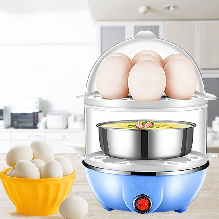 Egg Steamer Cooker Electric Eggs Boiler Multifunctional Mini Eggs Cooker  Steamer Poacher for Breakfast Use Kitchen Utensil