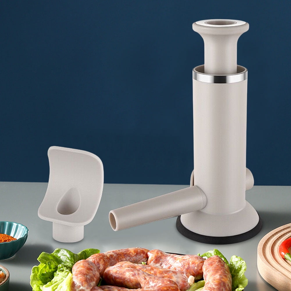 Bxingsftys Sausage Maker Fast Sausage Filling Sausage Stuffer with 4