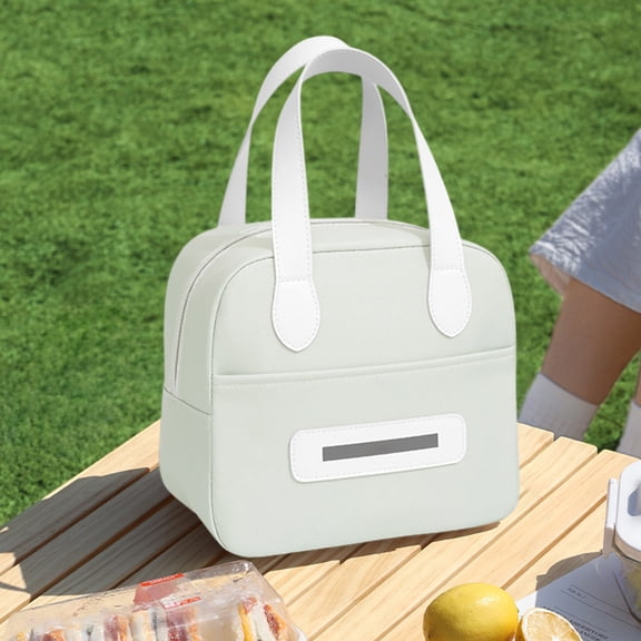 Bxotiy Lunch Bag Rice Insulated Bag Large Capacity Lunch Box Bag Waterproof Ice Bag Office Lunch Bag Handheld Storage Bag