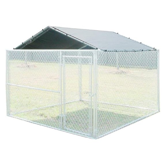 Bxrc Kennel Cover, fits 9-Feet 7-Inches by 9-Feet 7-Inches Kennel Frame, Frame and bungees not Included
