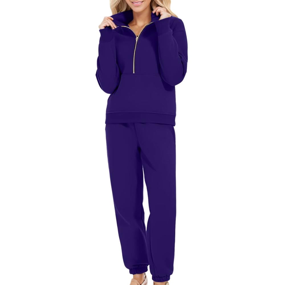 Active Wear Knitted Casual Tracksuit for Women Sporty set