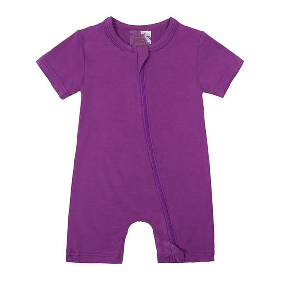 Bxsruta Baby Boy Clothes, Child'S Summer Jumpsuit Boys and Girls Baby Botton Short Sleeve Round Neck Cute Solid Shorts Rompers