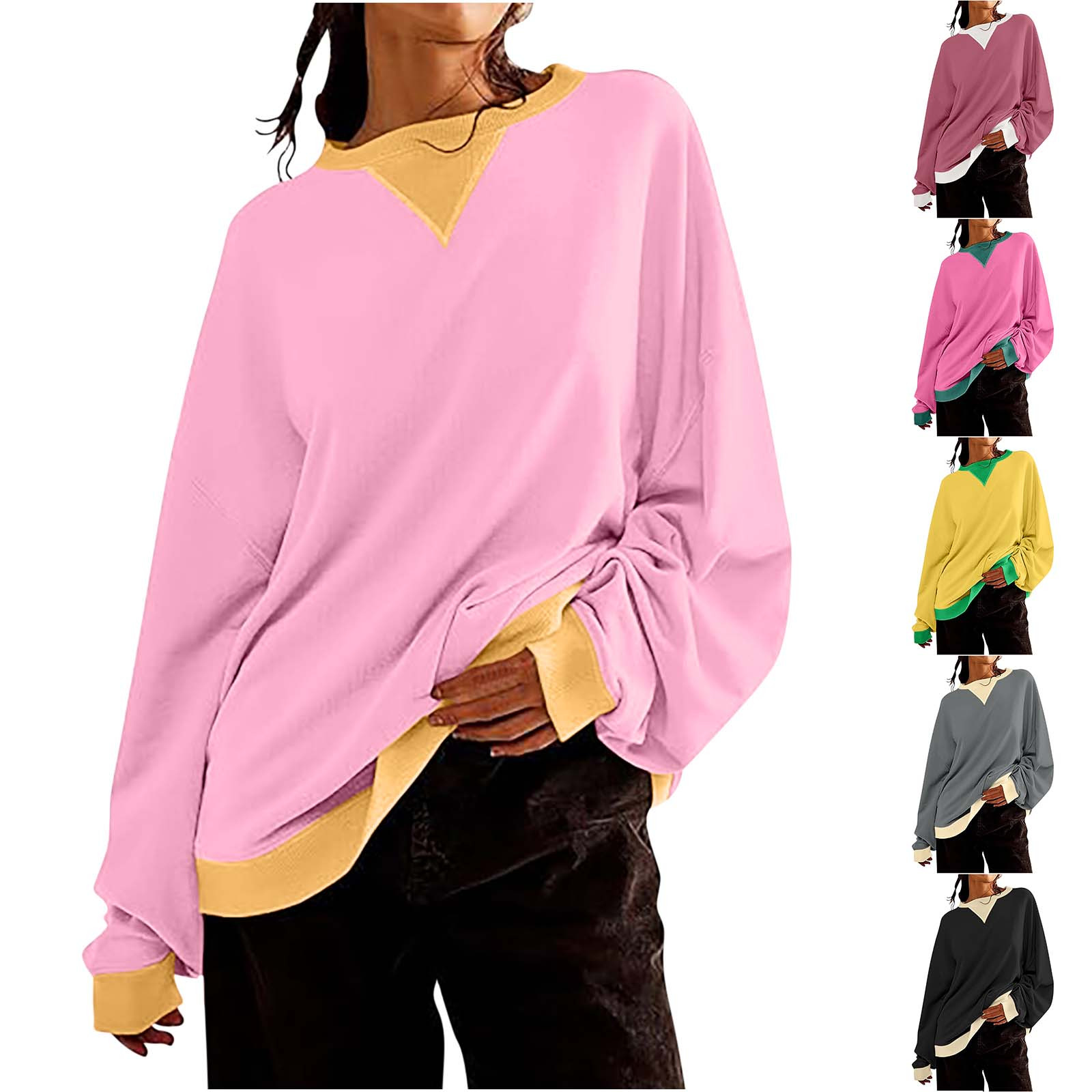 Bxsruta Blouse for Women, Women's Fashionable Loose Fitting Casual ...