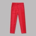 thumbnail image 1 of Bxsruta Boys' and Girls' Solid Color Suit Pants Daily Loose Pants Student Pants Red, 1 of 4