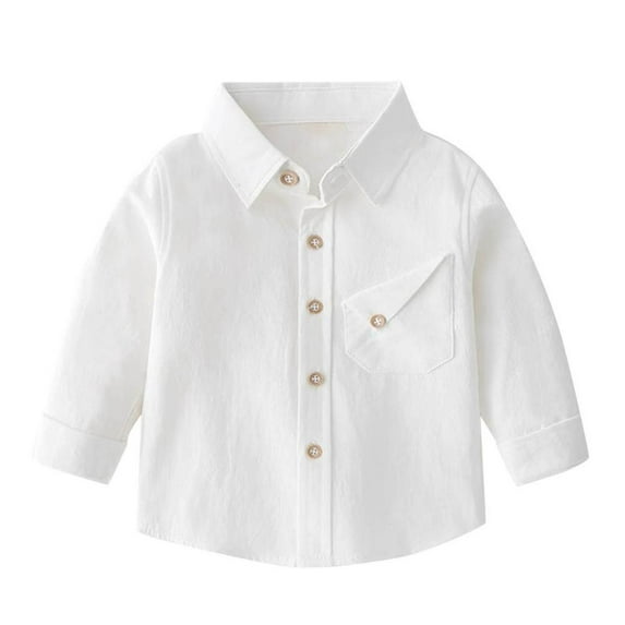 Bxsruta Chemise for Kids, Kids Clothes Children's Winter Solid Color Velvet Long Sleeved Round Neck Top