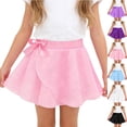 thumbnail image 1 of Bxsruta Girls Chiffon Dance Skirt Big Girls Adjustable Waist A Line Wrap Skirt for Ballet Dance Practice Performance Daily Wear Ages 3-12, 1 of 7
