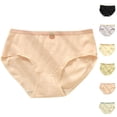 thumbnail image 1 of Bxsruta Girls Cotton Underwear Breathable Mid Waist Briefs Teen Girls Panties Full Crotch for Daily Comfort 9-16 Years, 1 of 4
