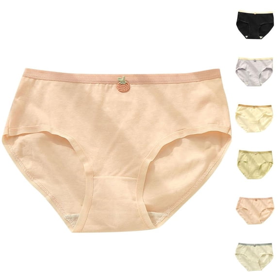 Bxsruta Girls Cotton Underwear Breathable Mid Waist Briefs Teen Girls Panties Full Crotch for Daily Comfort 9-16 Years