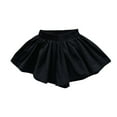 thumbnail image 1 of Bxsruta Girls Shorts, Children Solid Color Summer Pants Baby Girl Loose Lovely Culottes Shorts, Black 100, 1 of 4