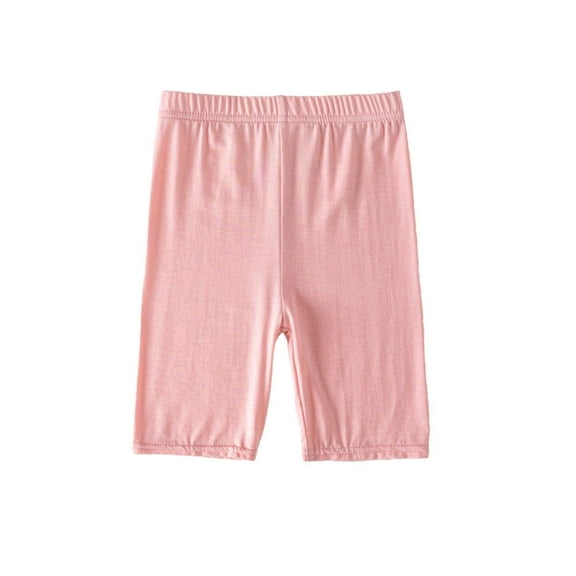 Bxsruta Girls Shorts, Kids Girls Bike Shorts Cartwheel Shorts for Girls Toddler Biker Under Dress Dance Multi-Color Shorts, Pink 2 Years