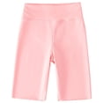 thumbnail image 1 of Bxsruta Girls Shorts, Toddler Kids Comfortable Leggings for Girls Yoga Great Softness and Breathability Shorts Middle Pants, Pink 3 Years, 1 of 6